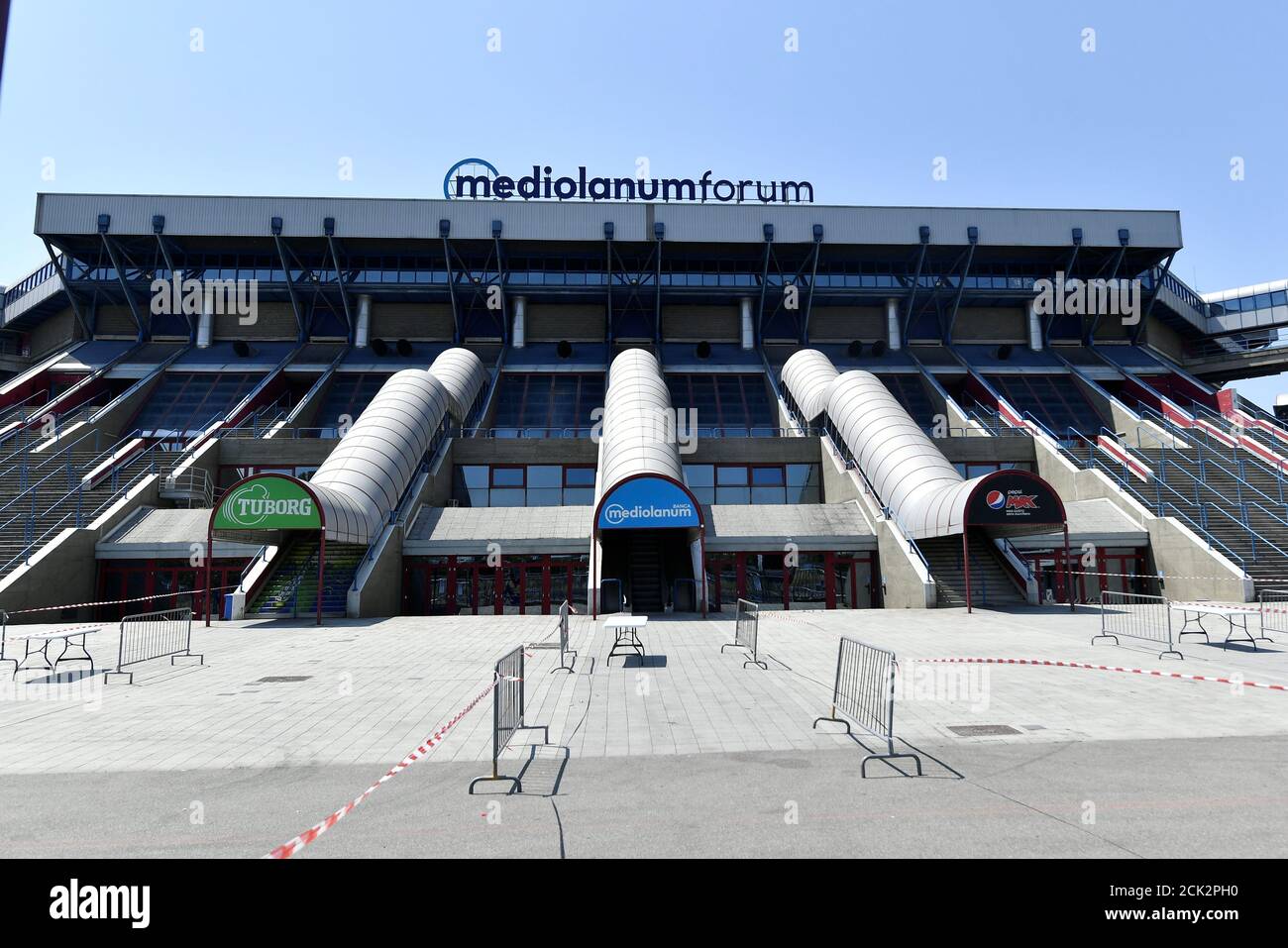 General view outside Mediolanum Forum arena, in Assago, Italy, June 19,  2019. Picture taken June 19, 2019. REUTERS/Flavio Lo Scalzo Stock Photo -  Alamy