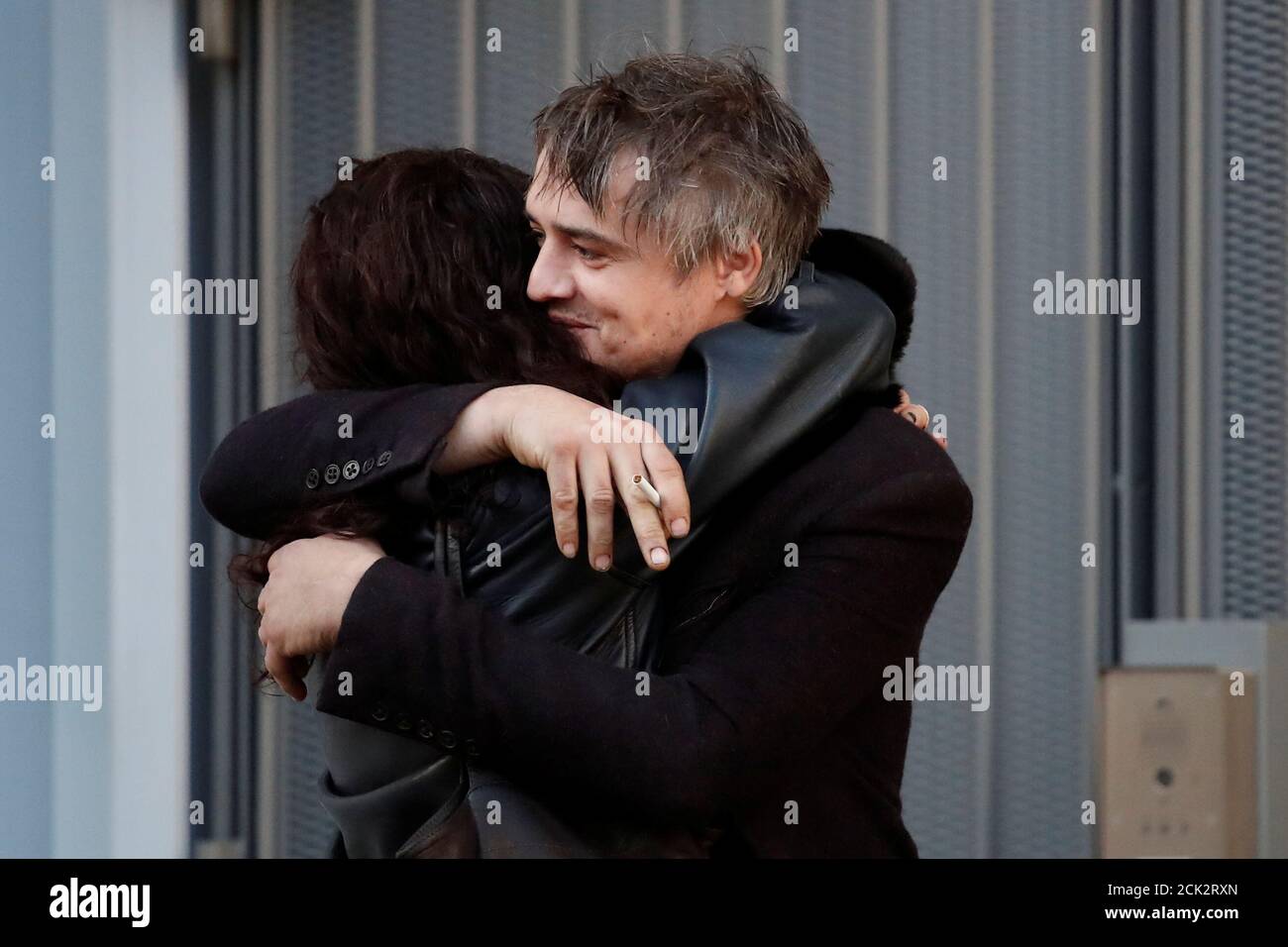 British Indie Rocker Pete Doherty Leaves The Paris Court With His Friend Katia De Vidas In Paris France November 12 2019 Reuters Benoit Tessier Stock Photo Alamy