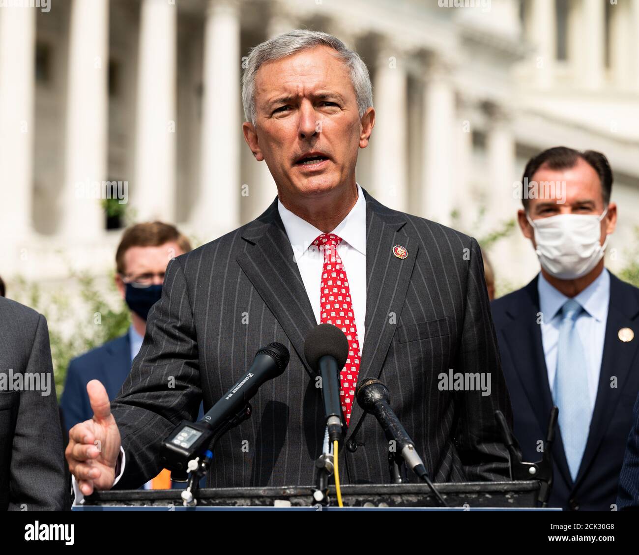 Washington, U.S. 15th Sep, 2020. September 15, 2020 - Washington, DC, United States: U.S. Representative John Katko (R-NY) at a press conference where the Problem Solvers Caucus introduced their 'March To Common Ground' COVID stimulus framework. (Photo by Michael Brochstein/Sipa USA) Credit: Sipa USA/Alamy Live News Stock Photo