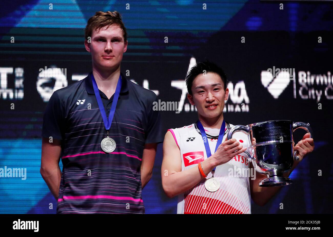 Badminton All England Open Badminton Championships Arena Birmingham Birmingham Britain March 10 2019 Japan S Kento Momota