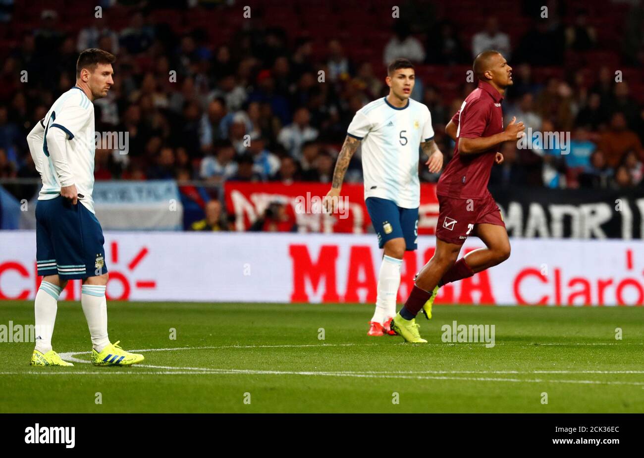 Soccer Football - International Friendly - Argentina v Venezuela - Wanda  Metropolitano, Madrid, Spain - March 22, 2019 Venezuela's Salomon