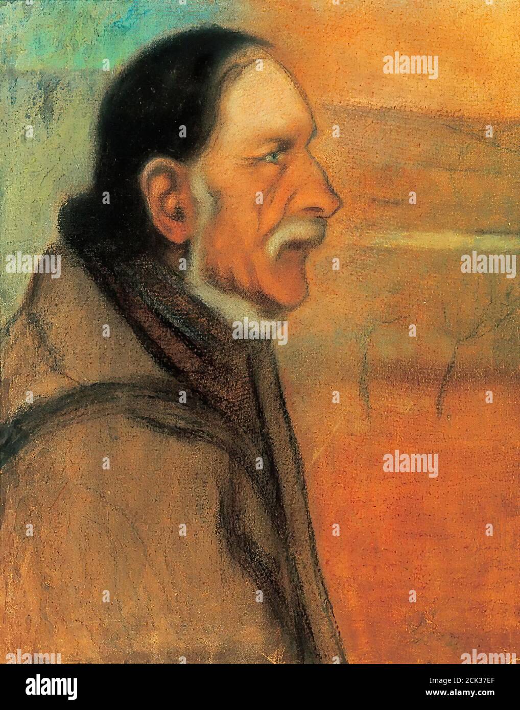 Rippl-Ronai Jozsef - Old Shepherd - Hungarian School - 19th Century ...