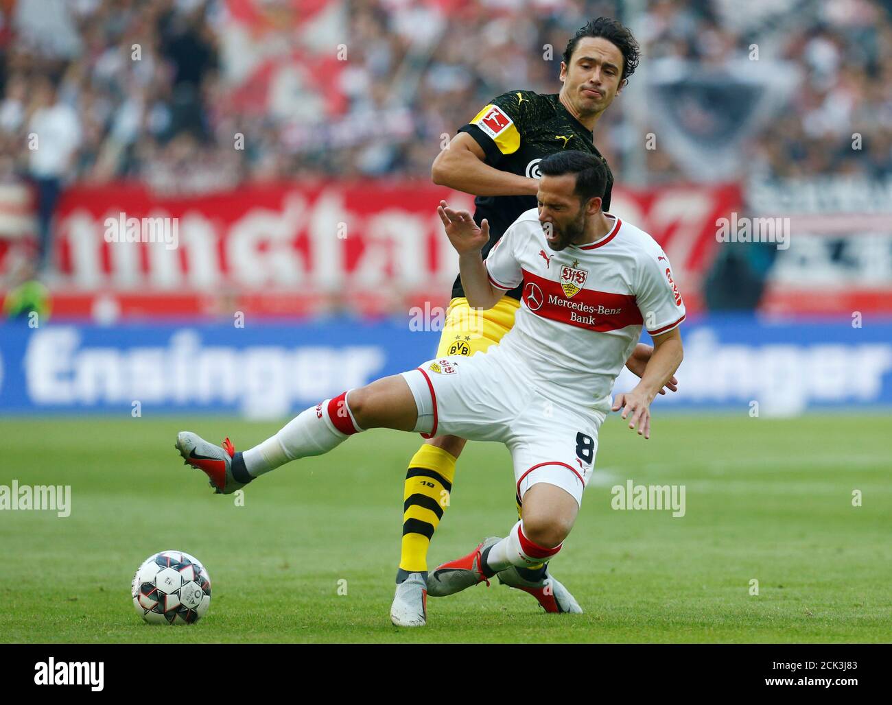 Soccer Football Bundesliga Vfb Stuttgart V Borussia Dortmund Mercedes Benz Arena Stuttgart Germany October 18 Vfb Stuttgart S Gonzalo Castro In Action With Borussia Dortmund S Thomas Delaney Reuters Ralph Orlowski
