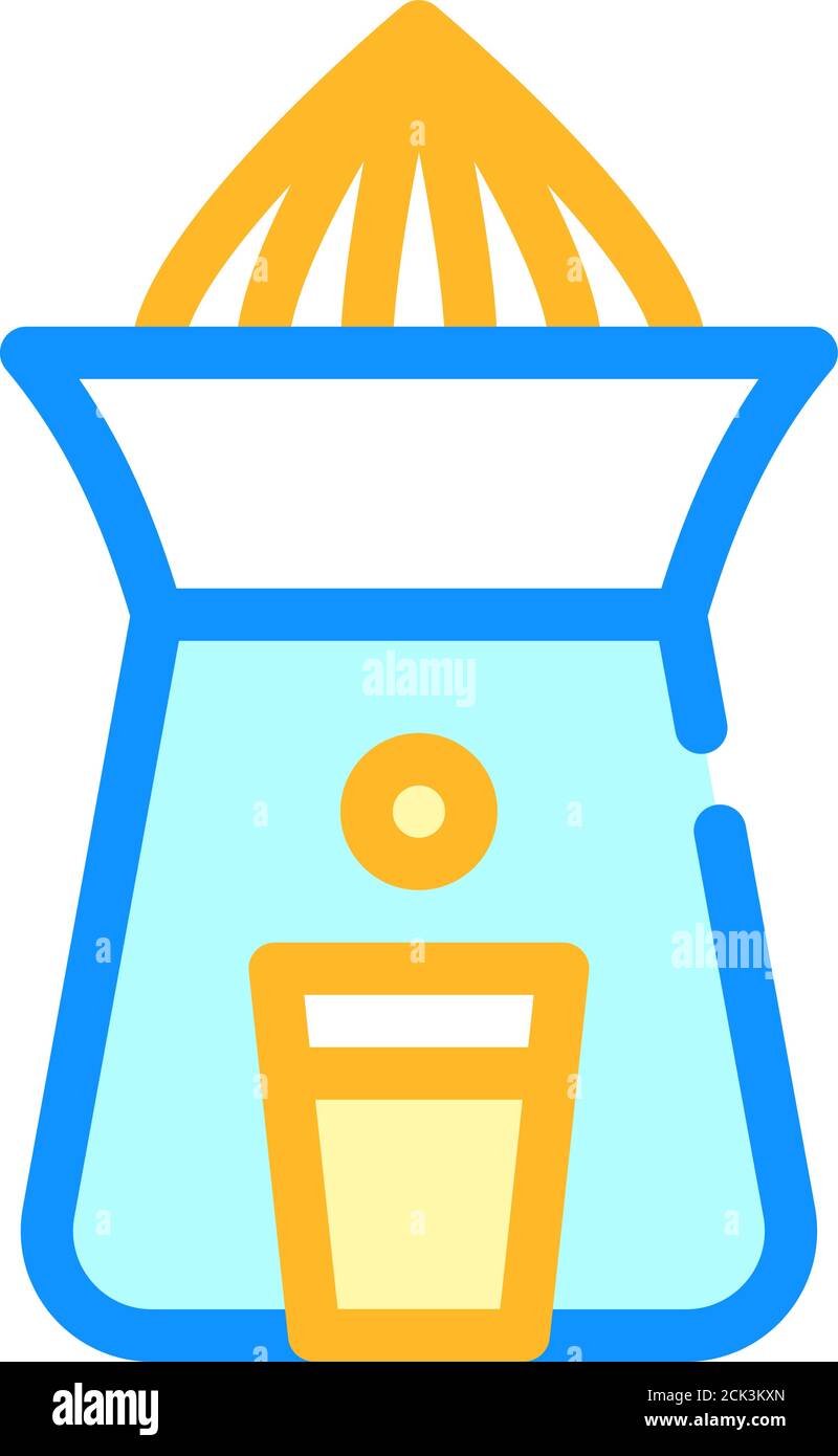 juicer equipment color icon vector symbol illustration Stock Vector ...