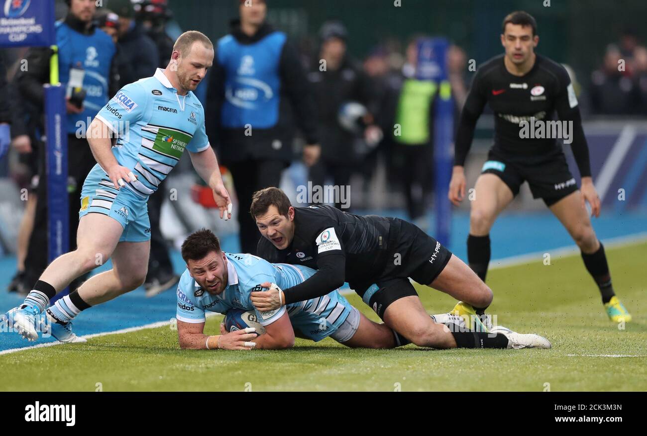 Rugby Union - European Rugby Champions Cup - Saracens v Glasgow Warriors -  Allianz Park, London, Britain - January 19,
