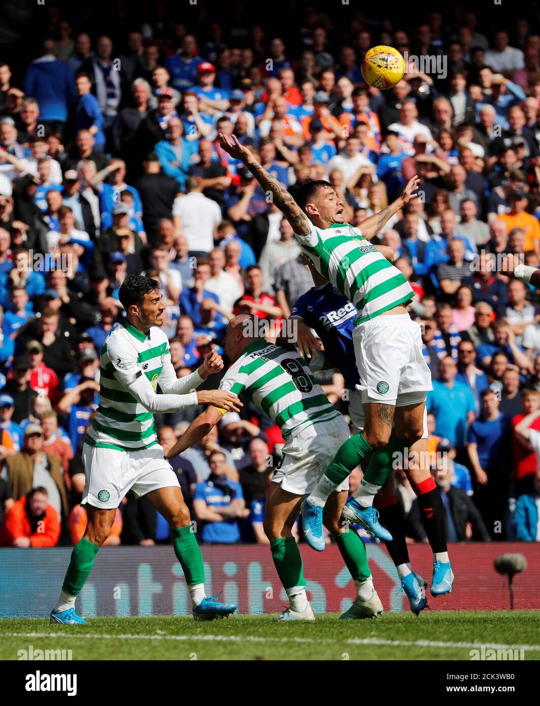 Soccer Football Scottish Premiership Rangers V Celtic Ibrox Stadium Glasgow Britain September 1 2019 Celtic S Nir Bitton In Action Reuters Russell Cheyne Stock Photo Alamy