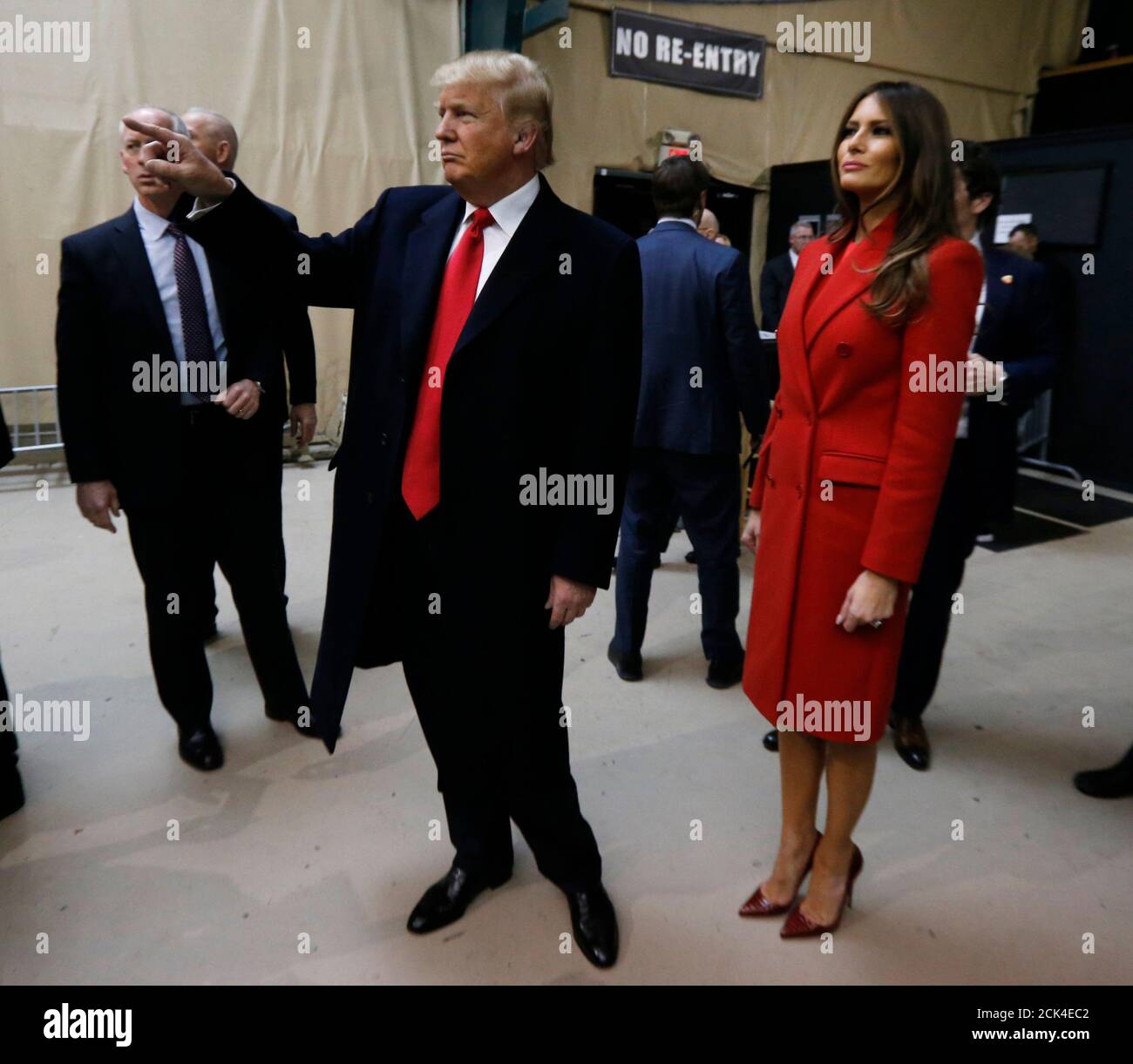 Donald trump melania knauss hi-res stock photography and images - Alamy