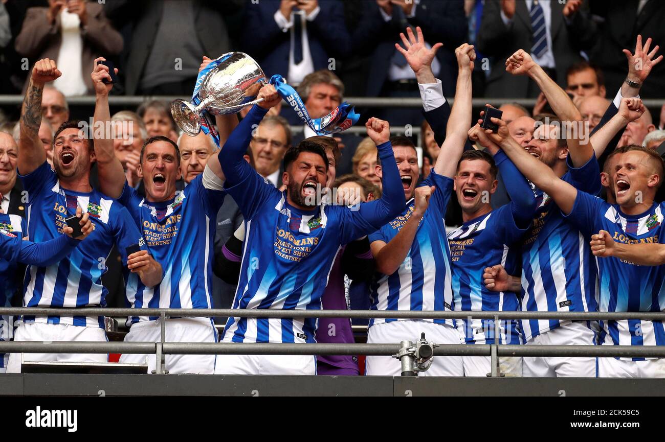 Soccer Football - FA Vase Final - Chertsey Town v Cray Valley - Wembley  Stadium, London, Britain - May 19,