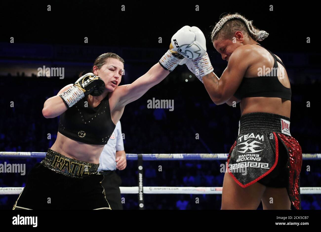 Boxing - Katie Taylor v Christina Linardatou - WBO World Super Lightweight  Title - Manchester Arena, Manchester, Britain - November