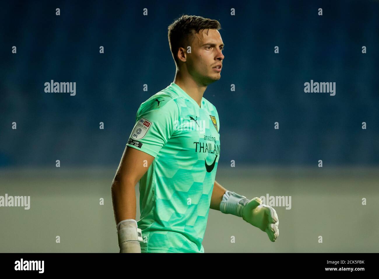 Oxford England September 15th Jack Stevens Of Oxford United During The Carabao Cup Match Between Oxford United And Watford At The Kassam Stadium Oxford England Credit Leila Coker Mi News