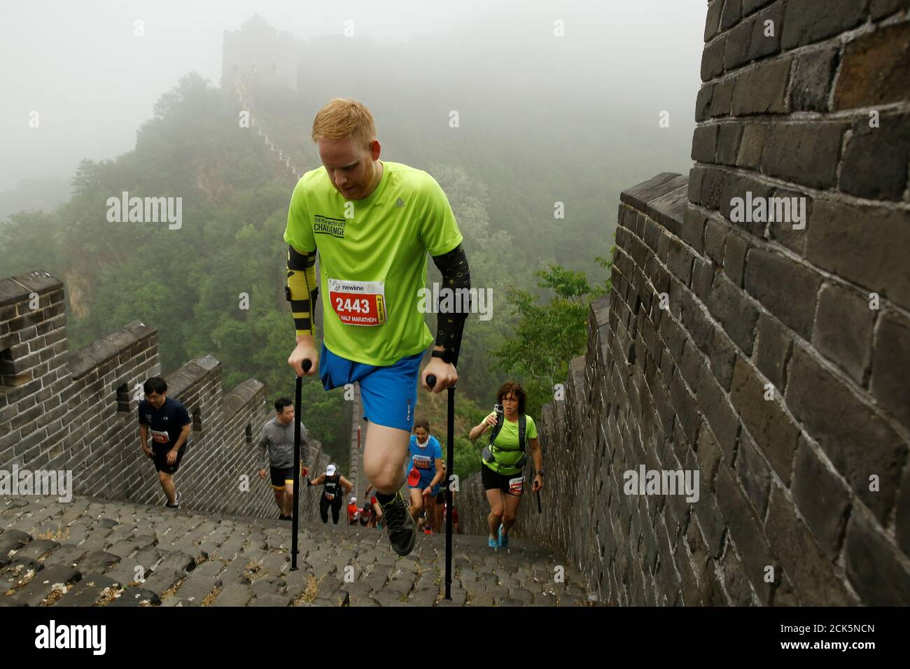 The great wall of china marathon hires stock photography and images