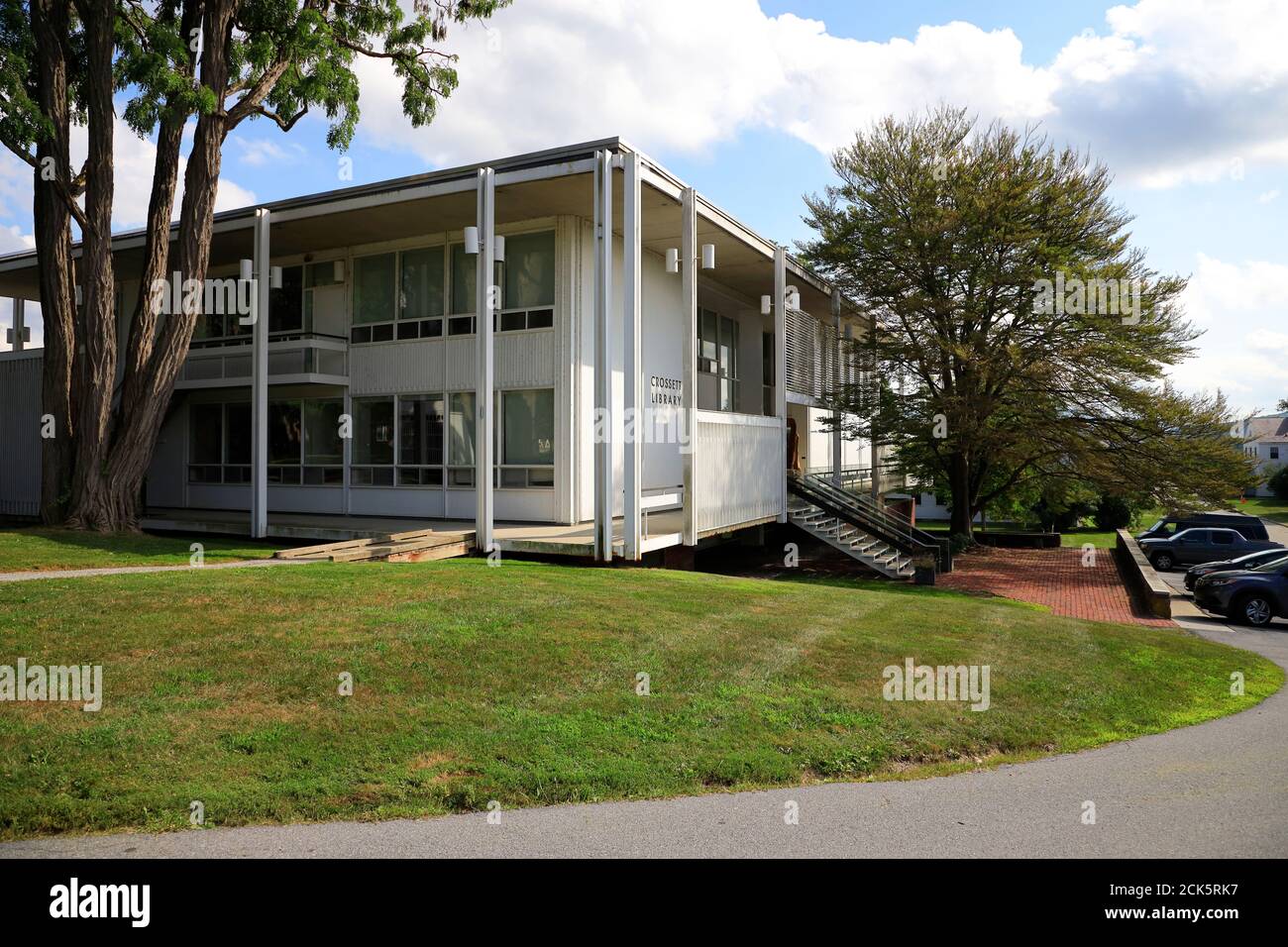 Crossett Library designed by Italian American architect Pietro Belluschi in Bennington College