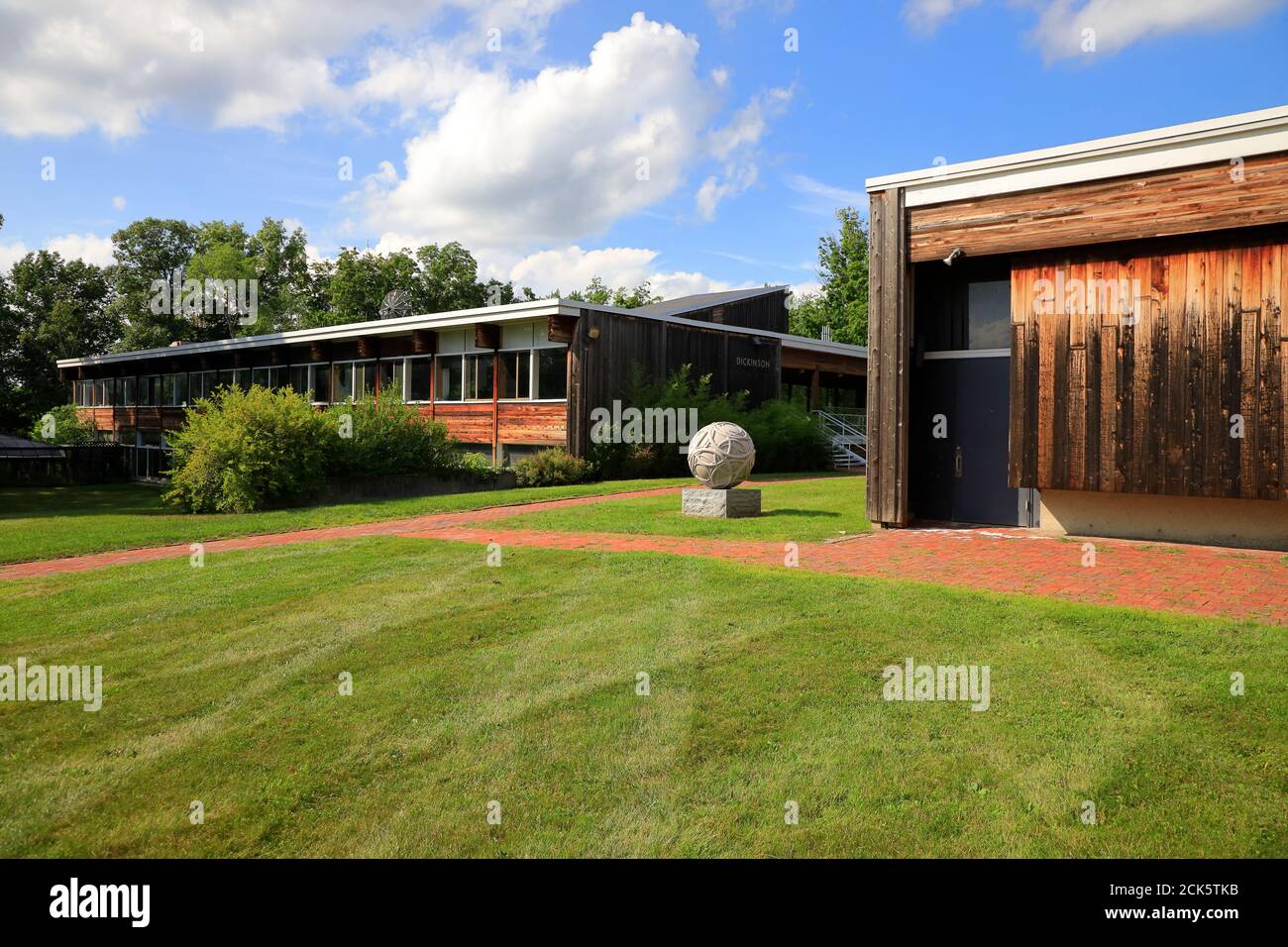 Tishman Lecture Hall in Bennington College.Bennington.Vermont.USA Stock