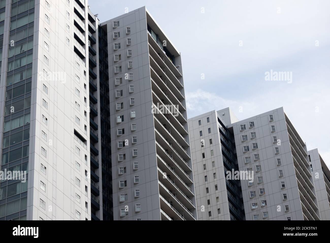 TOKYO, JAPAN - September 15, 2020 :  Residential area in Shinagawa. Stock Photo