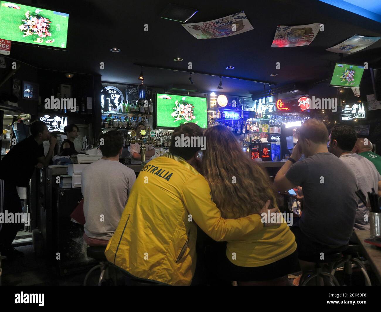 Australian Sports Fans High Resolution Stock Photography And Images Alamy