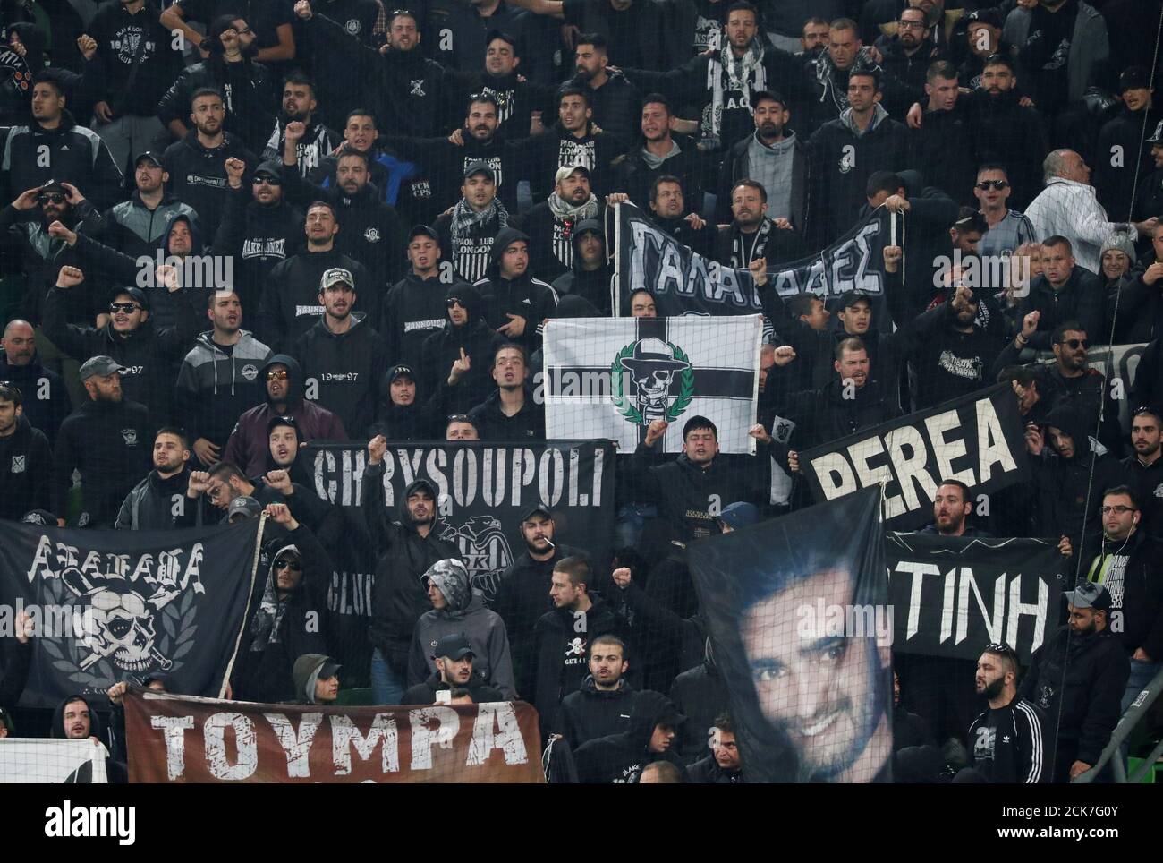 Paok Fc Fans High Resolution Stock Photography and Images - Alamy