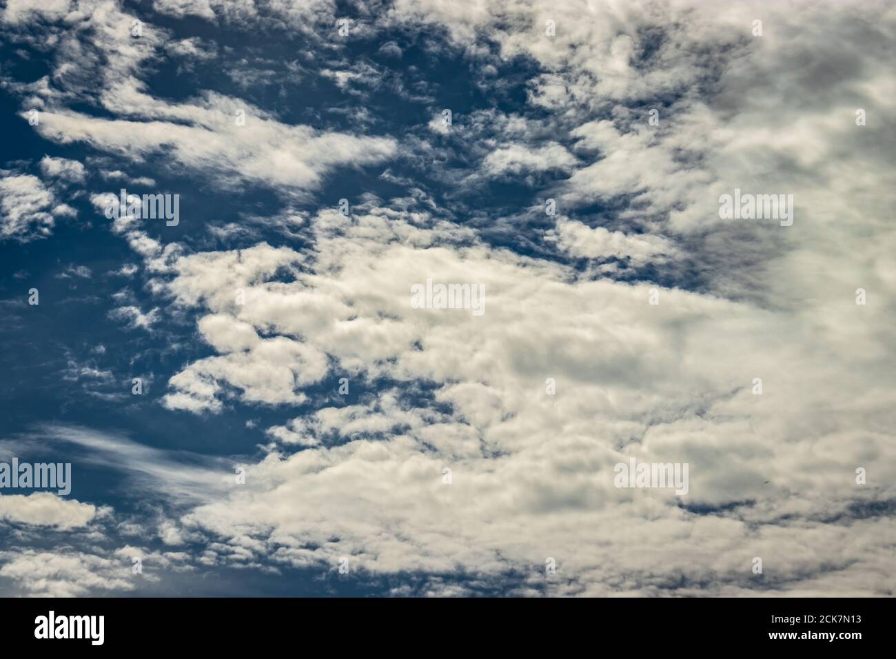 bright blue sky with white cloud image is showing the art of nature ...