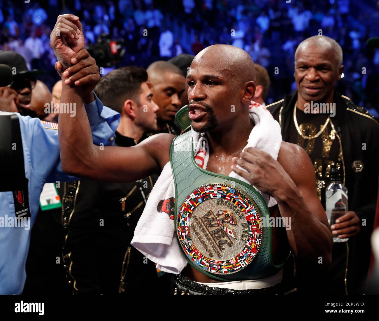 Floyd mayweather belt hi-res stock photography and images - Alamy