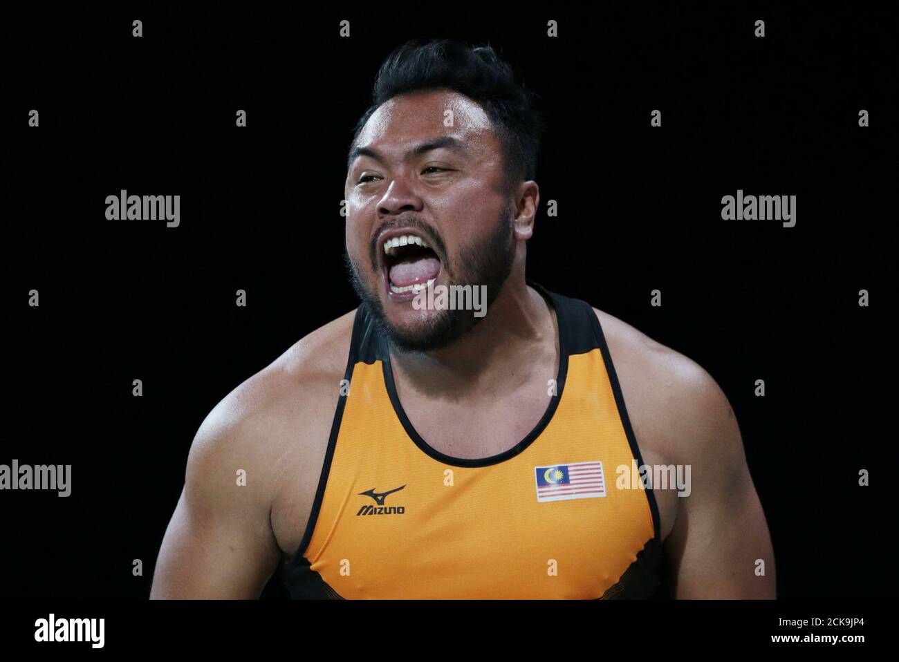 Athletics 2019 World Para Athletics Championships Dubai Club For People Of Determination Athletics Stadium Dubai United Arab Emirates November 9 2019 Malaysia S Muhammad Ziyad Zolkefli Reacts During The Men S