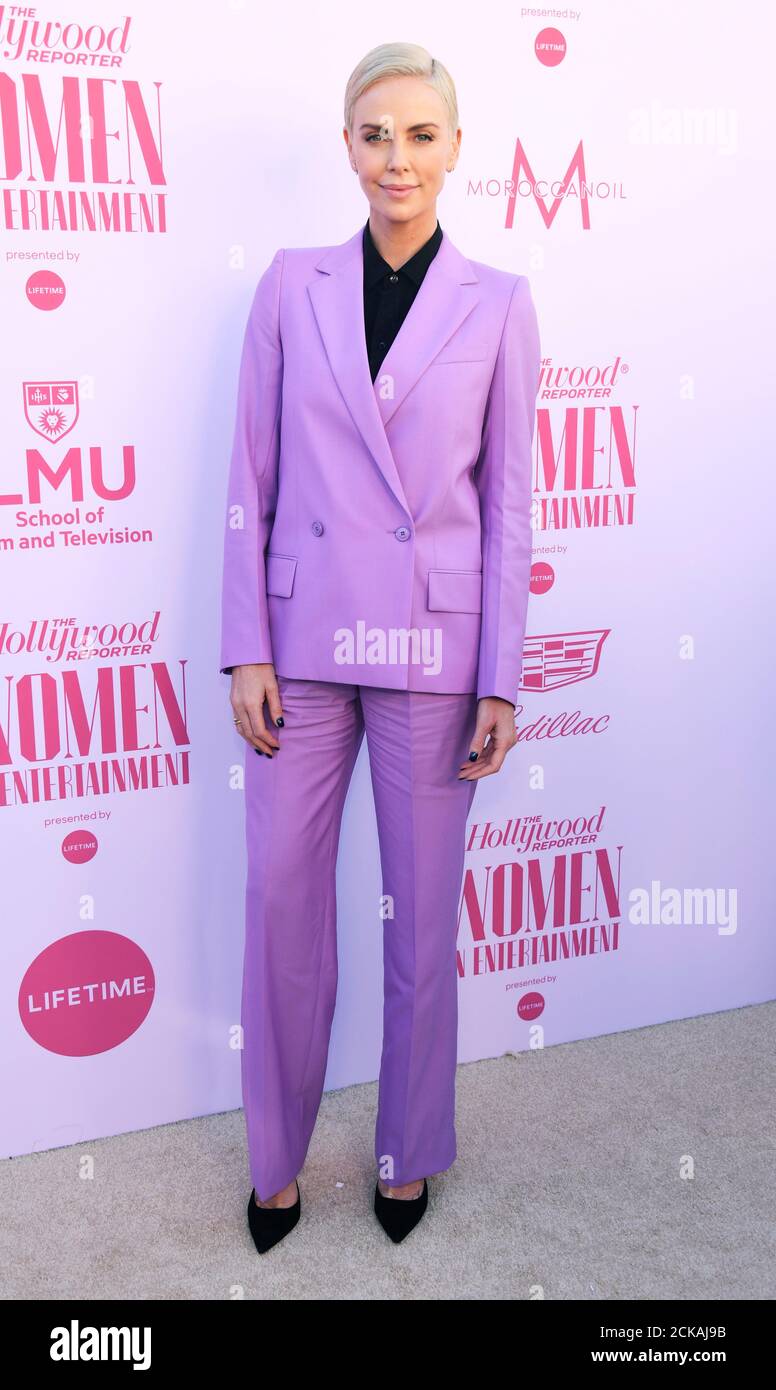 Charlize Theron attends the Hollywood Reporter's annual Women in