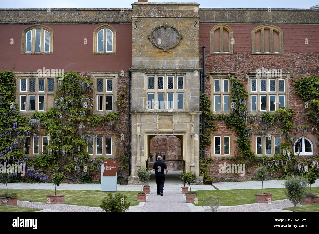 A general view of Cannington Court training centre in Somerset, Britain