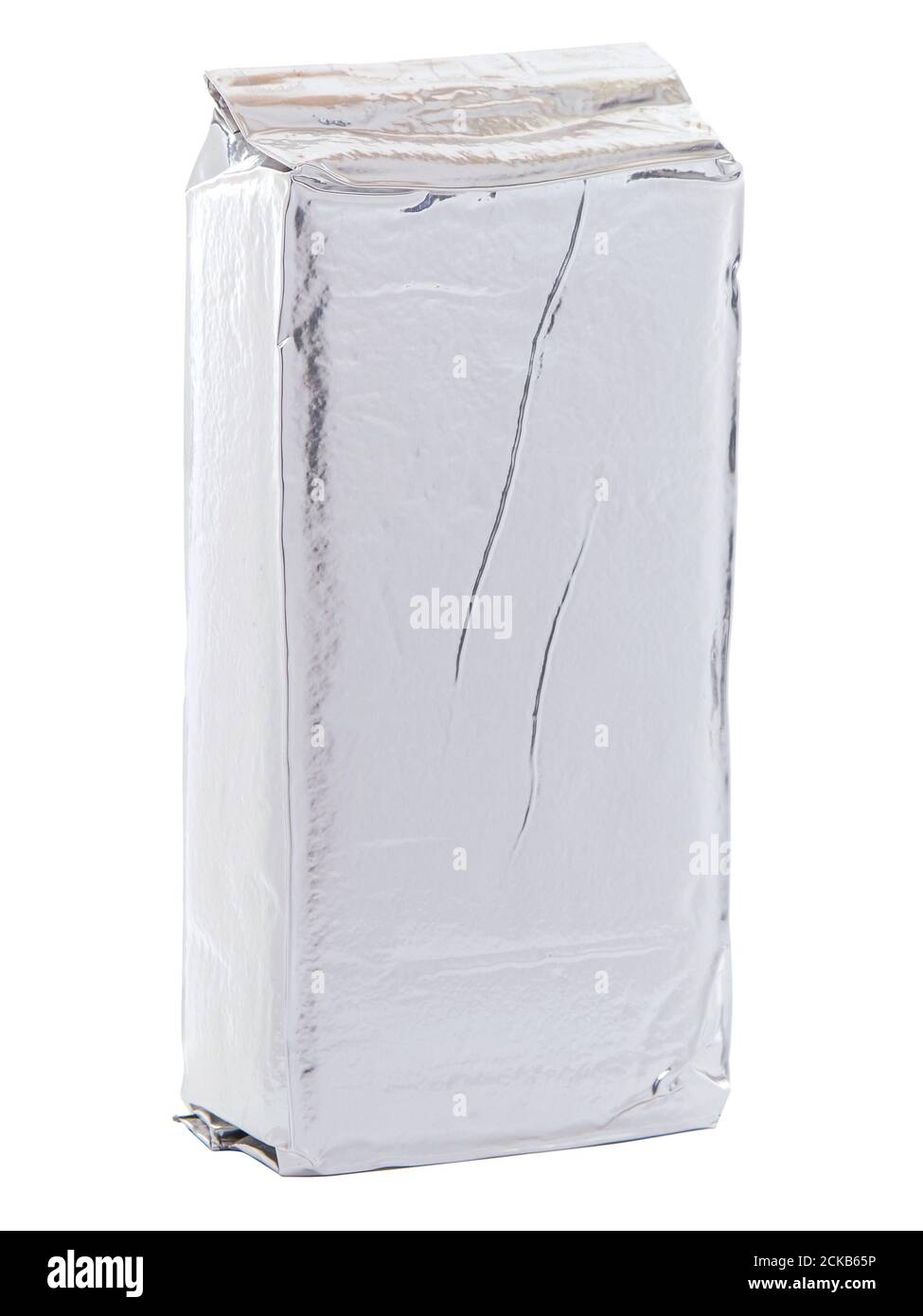 Coffee vacuum pack isolated on white background Stock Photo Alamy