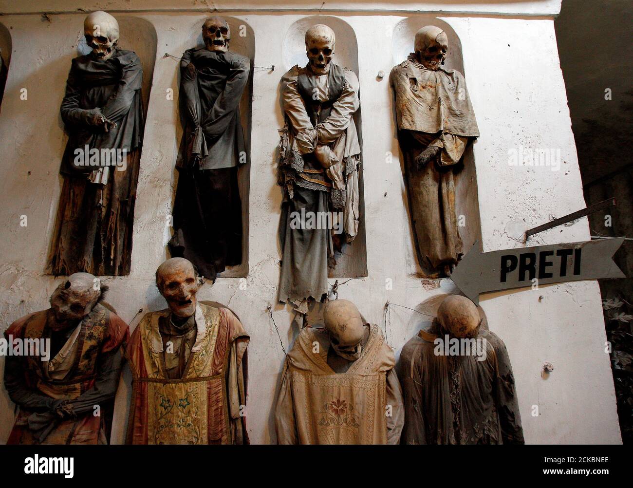 Capuchin catacombs, palermo, italy hi-res stock photography and images ...