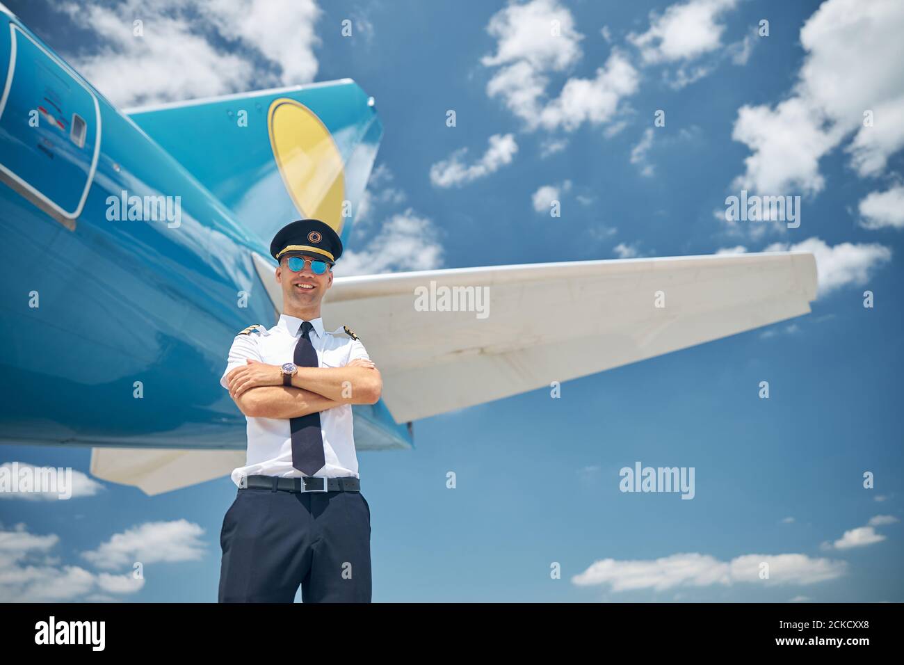 Airplane Pilot High Resolution Stock Photography and Images Alamy