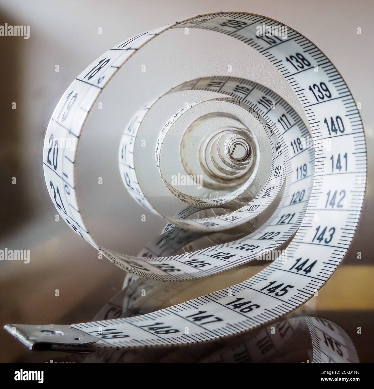 Tape measure, used by dressmakers and tailors to take measurements of