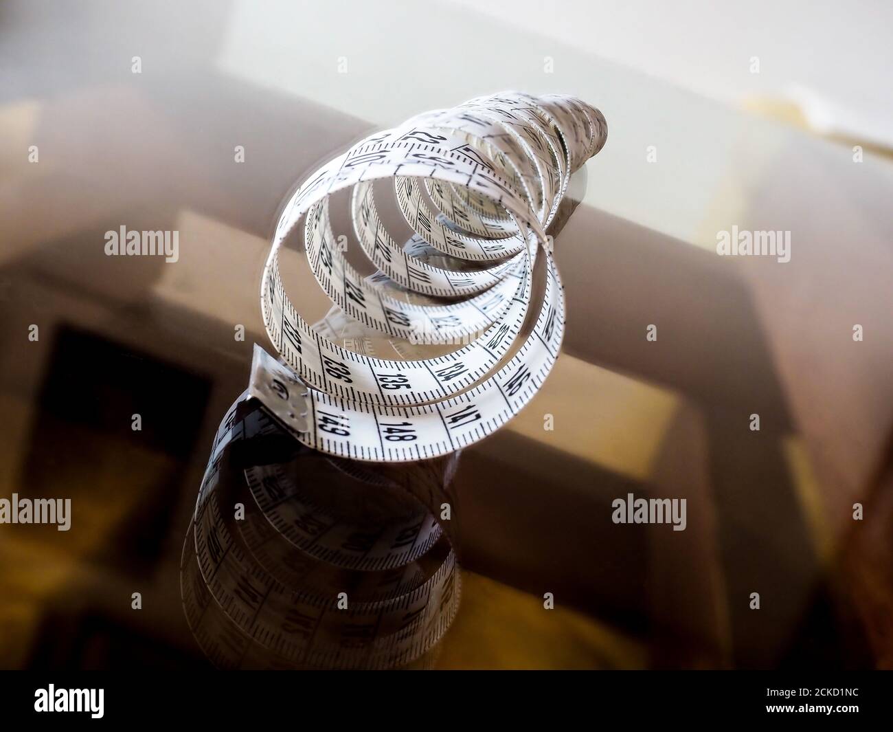 Tape measure, used by dressmakers and tailors to take measurements of