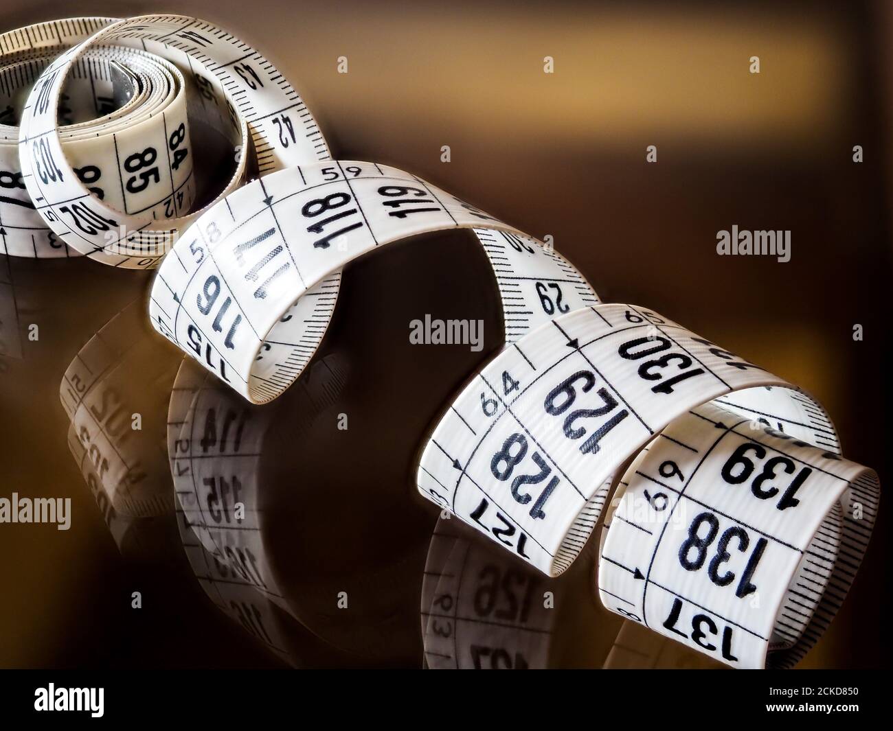 Tape measure, used by dressmakers and tailors to take measurements of