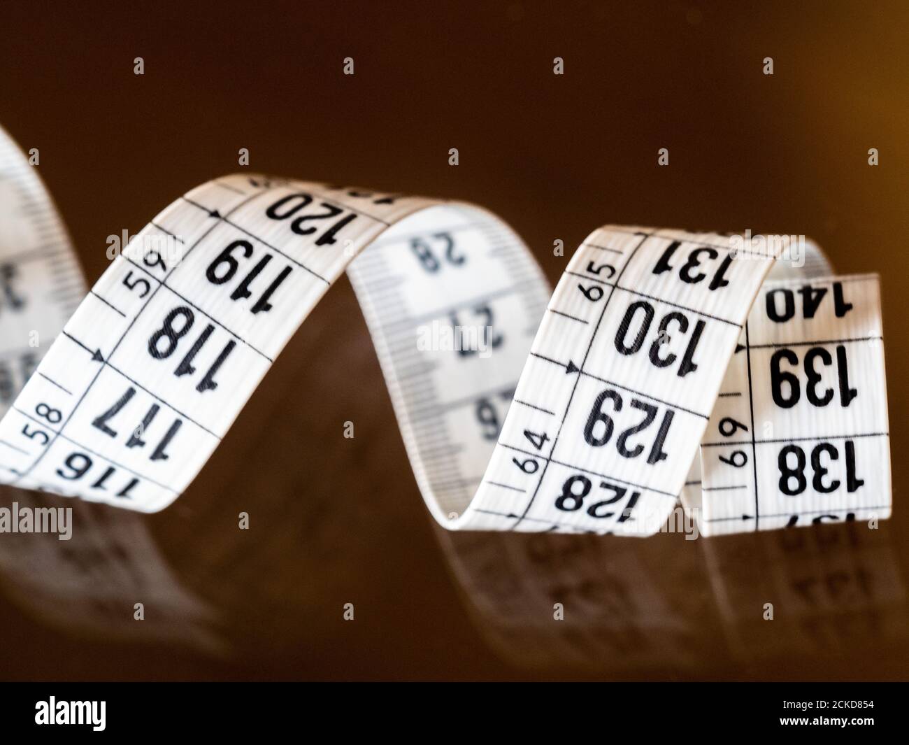 Tape measure, used by dressmakers and tailors to take measurements of