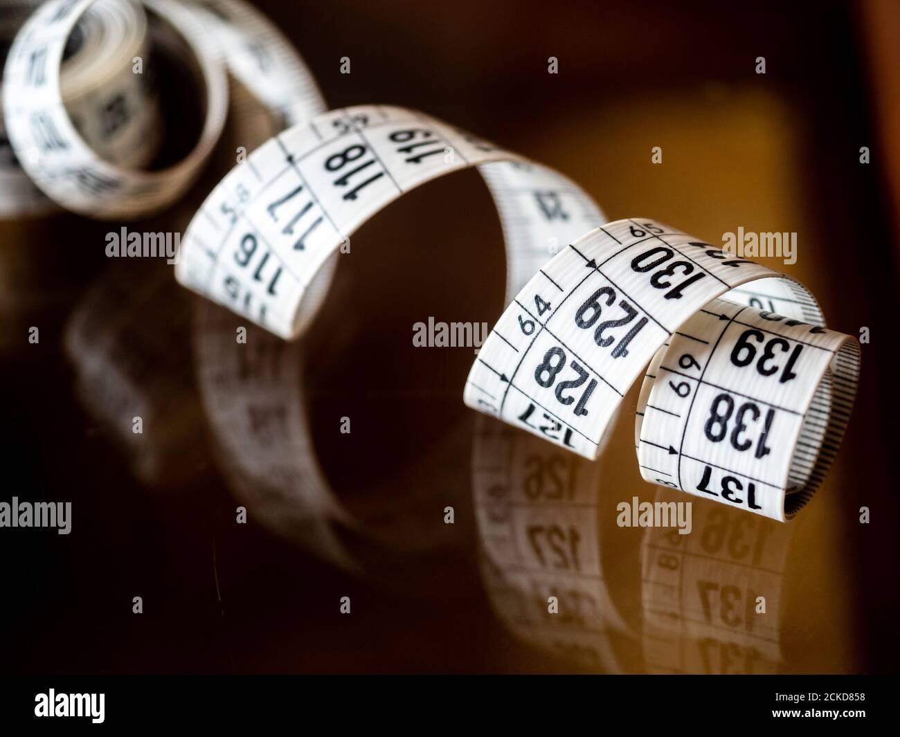 Tape measure, used by dressmakers and tailors to take measurements of