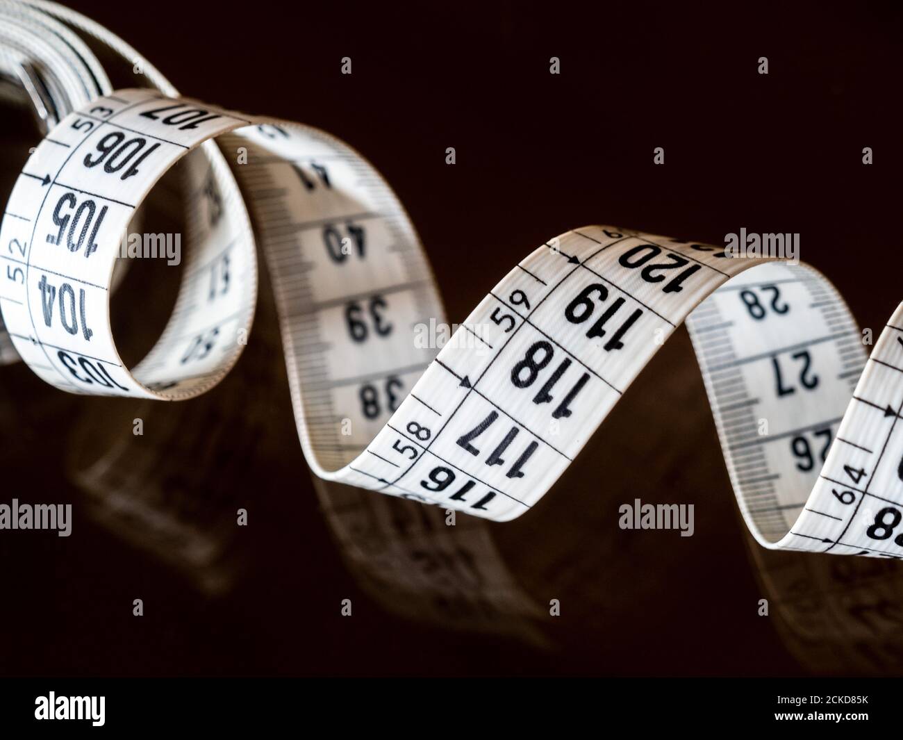 Tape measure, used by dressmakers and tailors to take measurements of