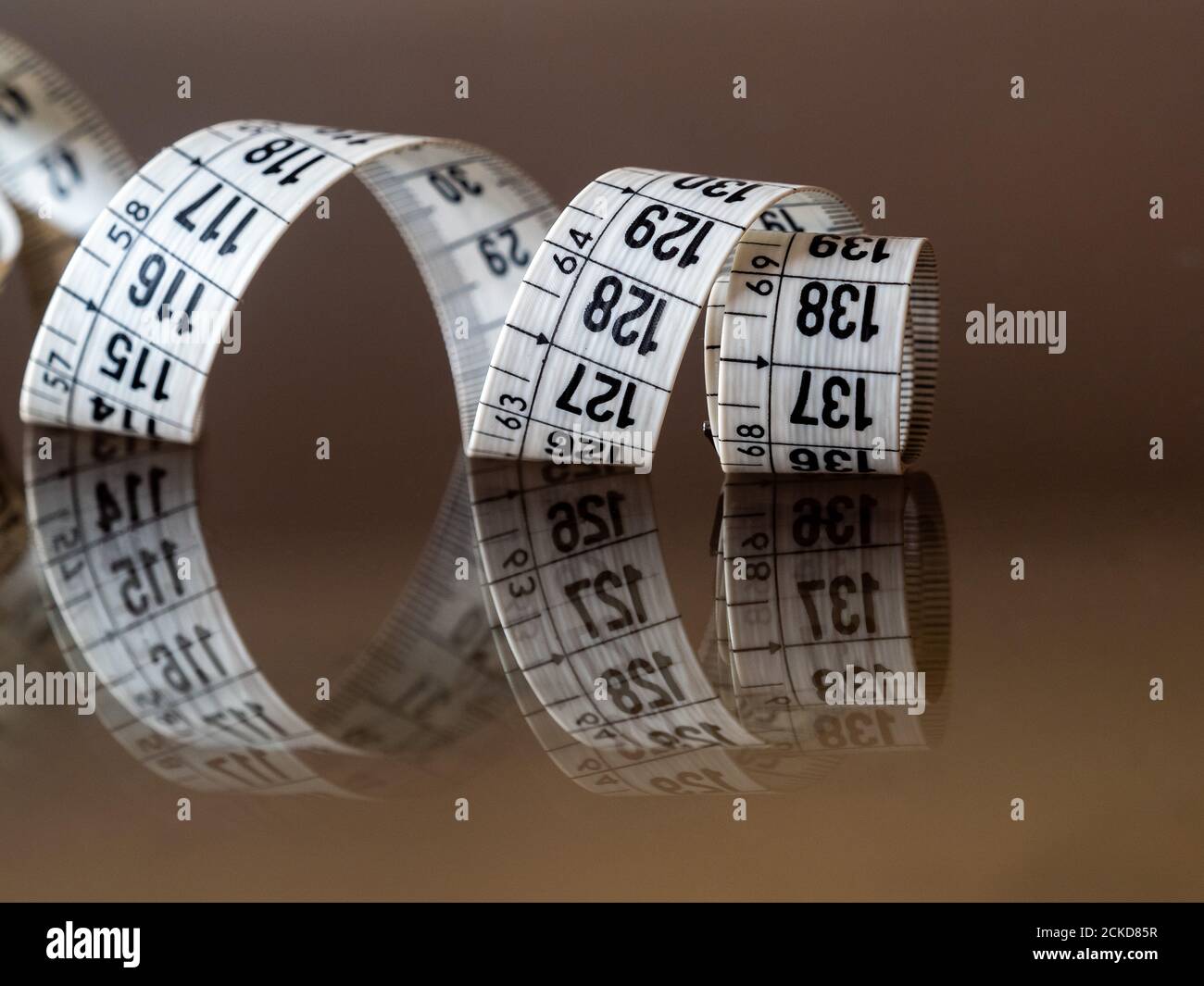 Tape measure, used by dressmakers and tailors to take measurements of