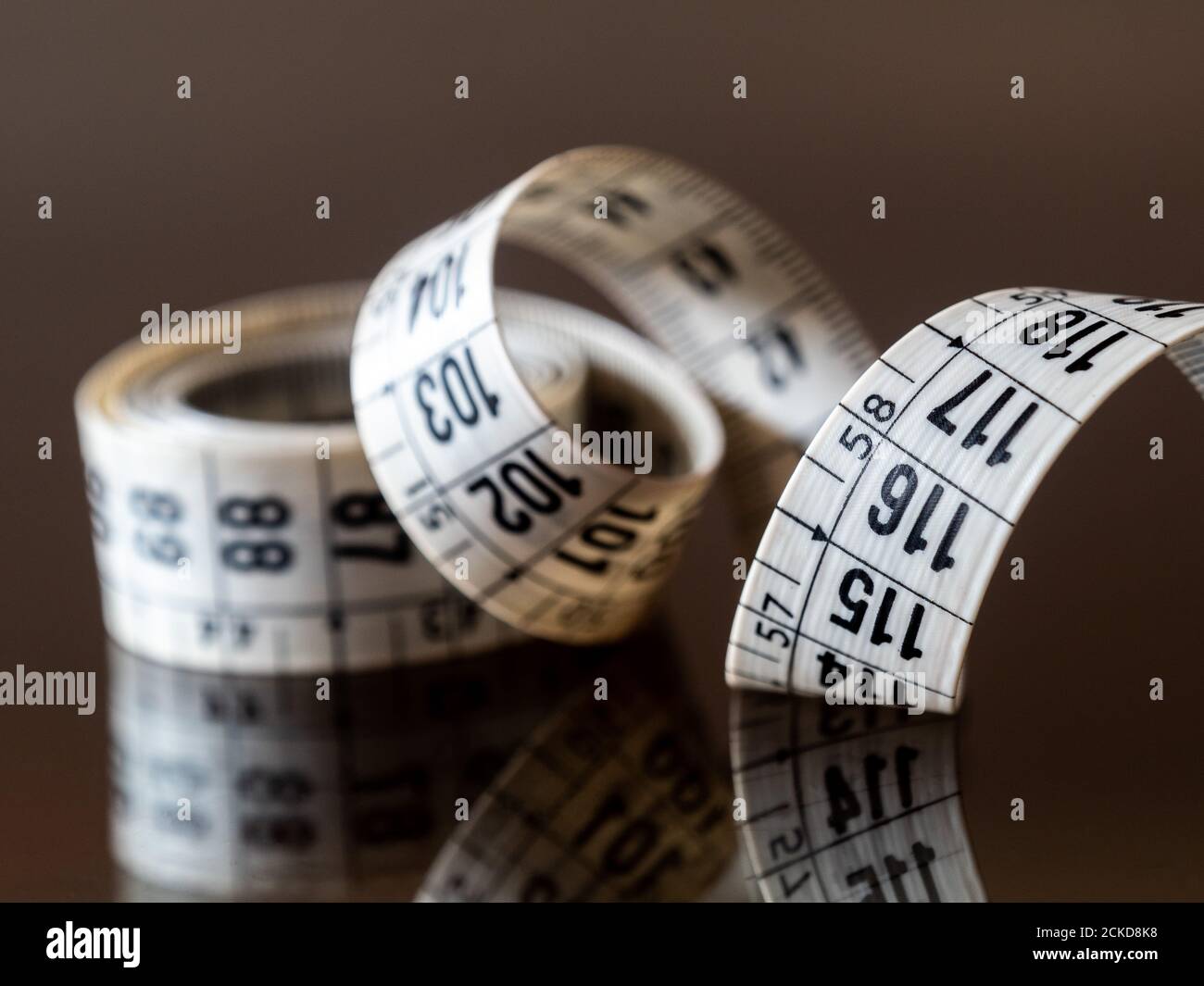 Tape measure, used by dressmakers and tailors to take measurements of