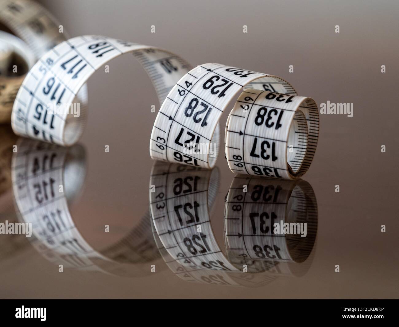 Tape measure, used by dressmakers and tailors to take measurements of