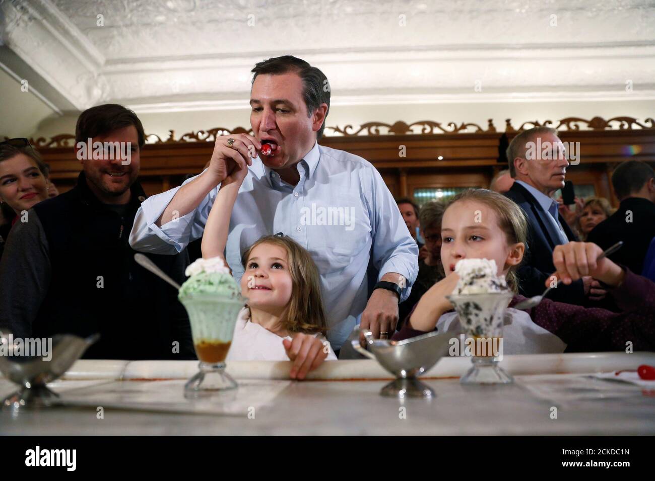 Daughter catherine campaign ted cruz hires stock photography and