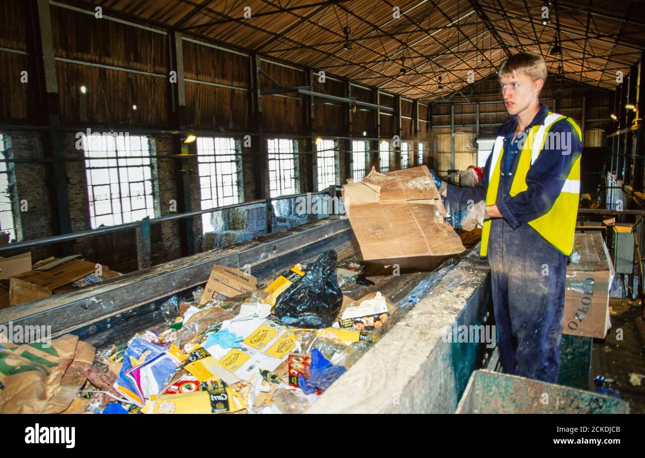 A recycling plant in Carlisle, Cumbria, UK Stock Photo Alamy
