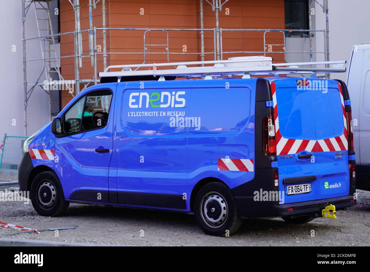 Bordeaux , Aquitaine / France - 09 01 2020 : ENEDIS edf logo and text sign  on blue van truck of french electricity provider distribution company Stock  Photo - Alamy