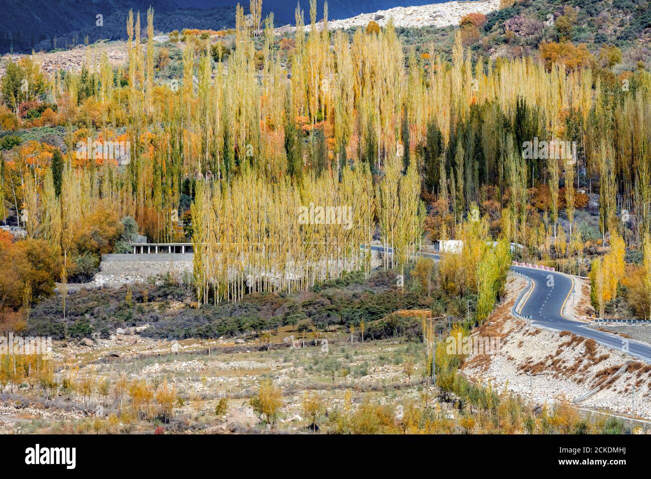 Autumn At Hunza and northern areas of gilgit baltistan , Pakistan Stock ...