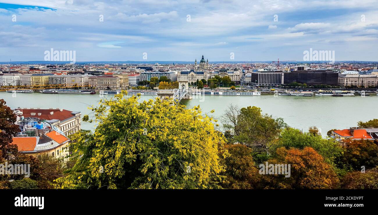 Budapest top view historic hi-res stock photography and images - Alamy