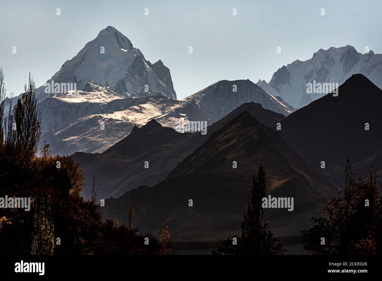 Autumn At Hunza and northern areas of gilgit baltistan , Pakistan Stock ...