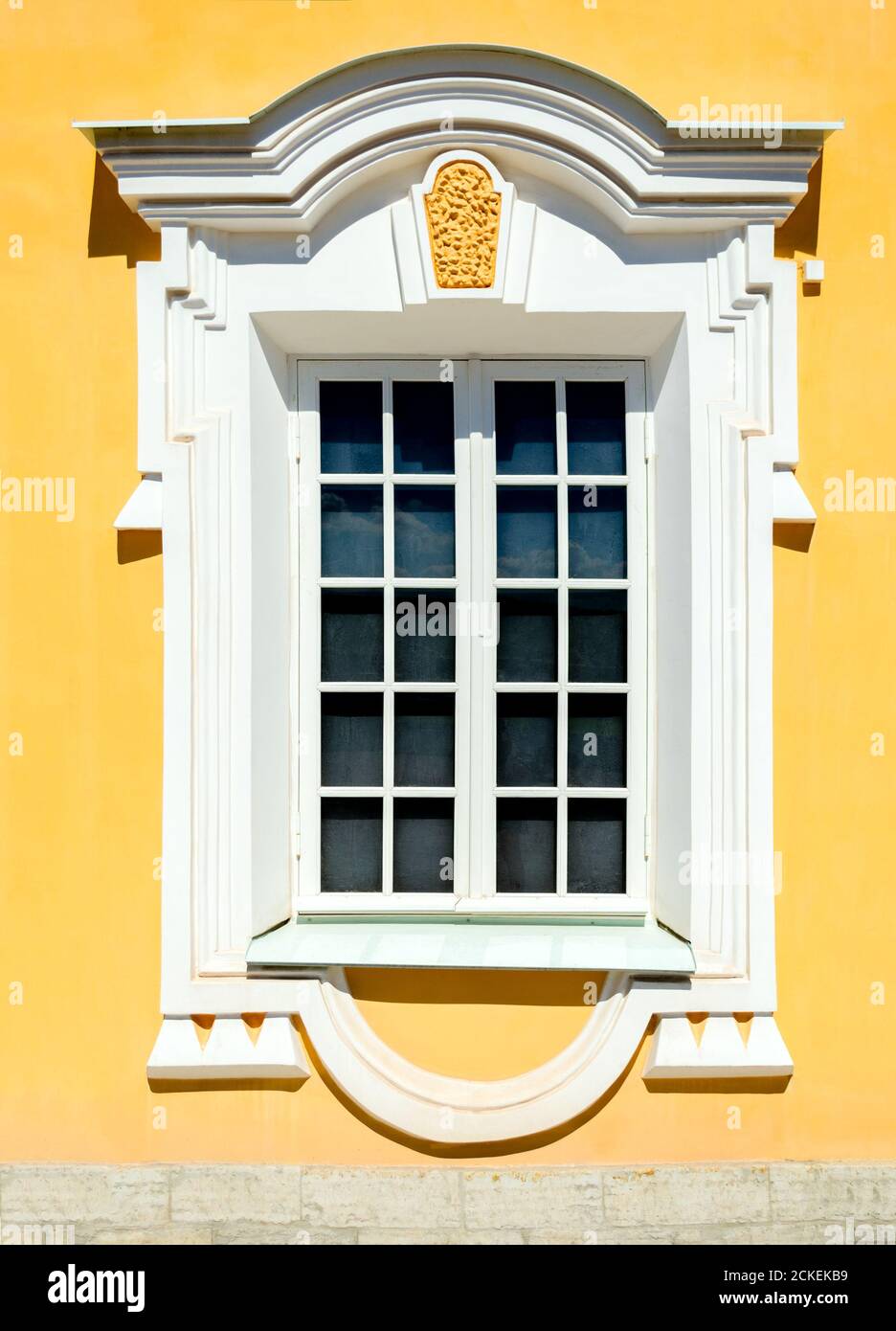 Old window decoration in details Stock Photo