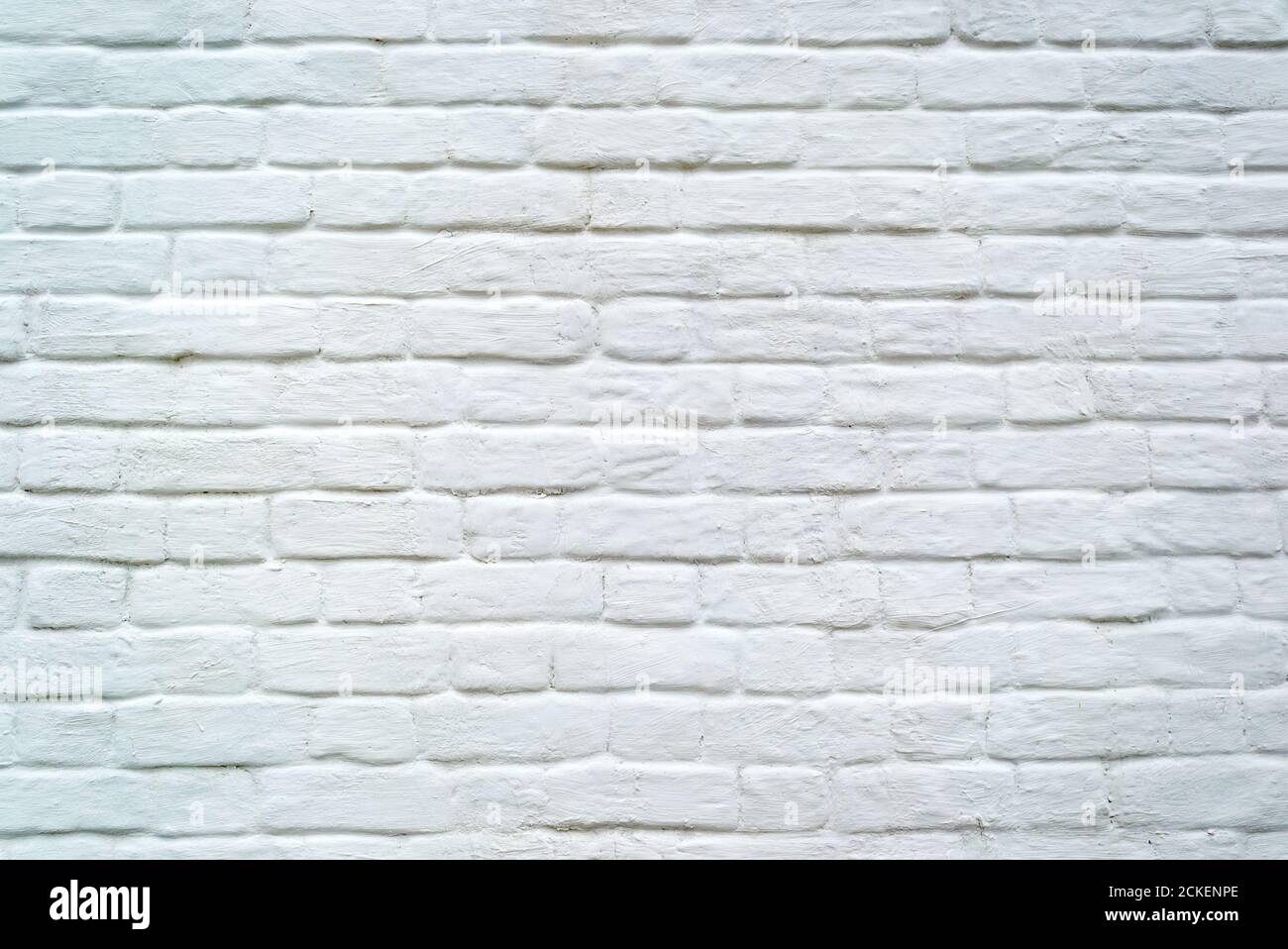 White grunge old brick wall for texture or background Stock Photo