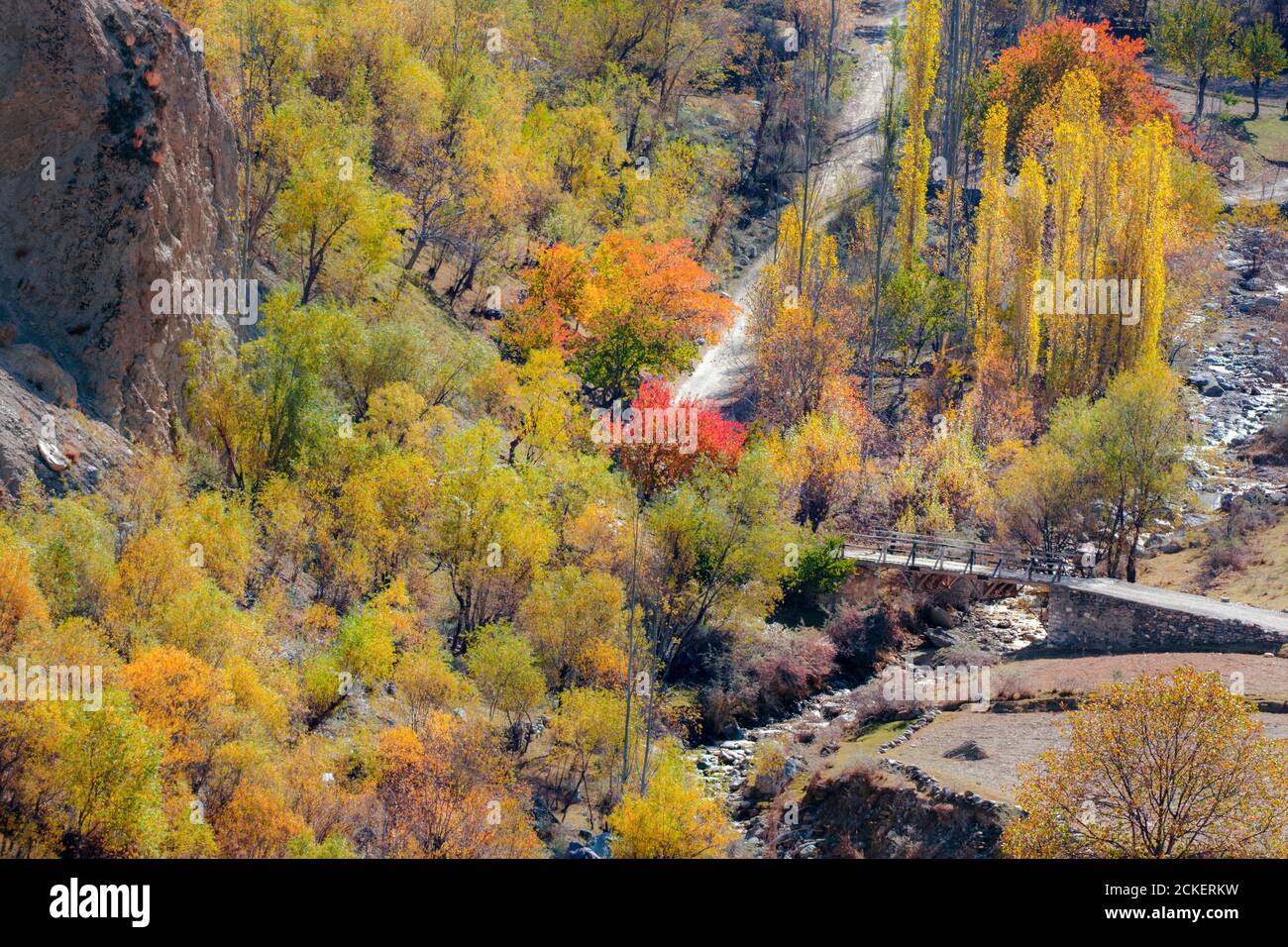 Autumn At Hunza and northern areas of gilgit baltistan , Pakistan Stock ...