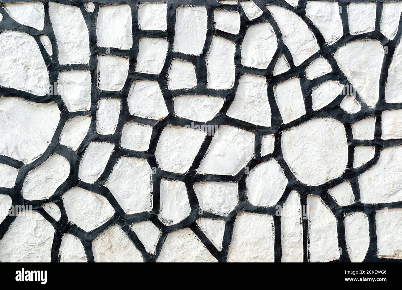 Stone wall surface texture as background. Closeup Stock Photo