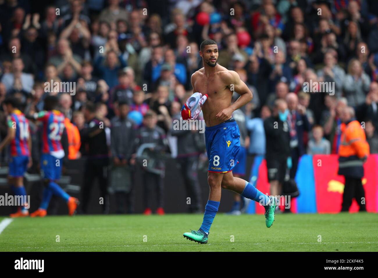 Soccer Football - Premier League - Crystal Palace vs West Bromwich Albion - Selhurst Park, London, Britain - May 13, 2018 Crystal Palace's Ruben Loftus-Cheek after the match REUTERS/Hannah McKay EDITORIAL USE ONLY. No use with unauthorized audio, video, data, fixture lists, club/league logos or "live" services. Online in-match use limited to 75 images, no video emulation. No use in betting, games or single club/league/player publications. Please contact your account representative for further details. Stock Photo