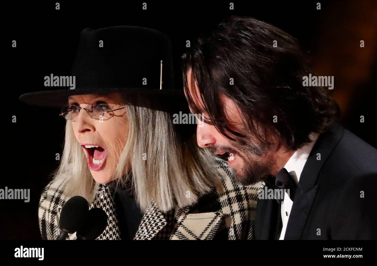 Keanu Reeves And Diane Keaton High Resolution Stock Photography and