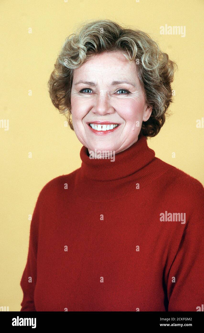 Porträt der Schauspielerin Witta Pohl, 1999. Portrait of the actress Witta Pohl, 1999. Stock Photo